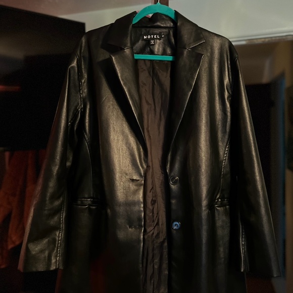 Motel rocks Jackets & Blazers - Motel Rocks Leather Blazer